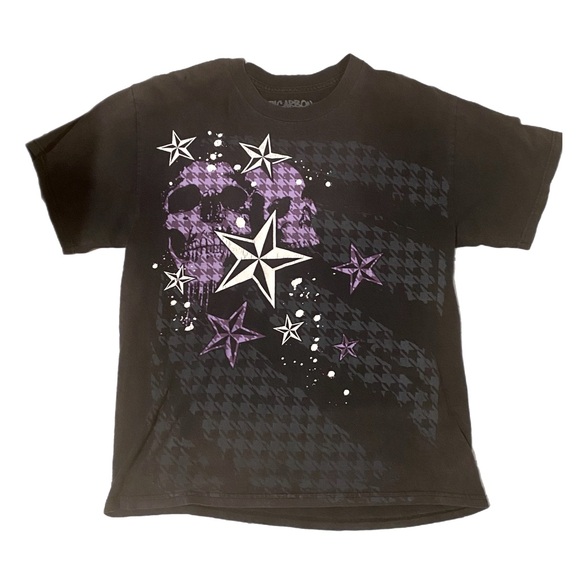 Affliction Other - Purple Skull Tee